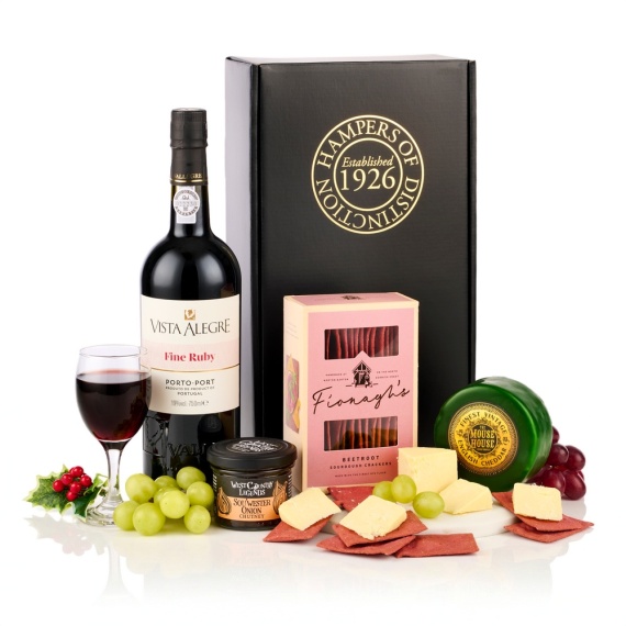 Luxury Port & Cheese Gift